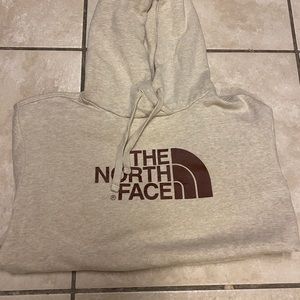 The North Face Men's Half  Hoodie - Tan/Cream - L